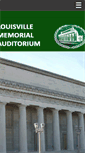 Mobile Screenshot of louisvillememorialauditorium.com