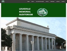 Tablet Screenshot of louisvillememorialauditorium.com